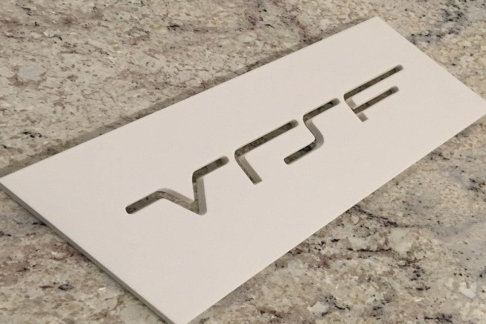 VRSF Intercooler Logo Stencil - 16" x 1.8" - ML Performance