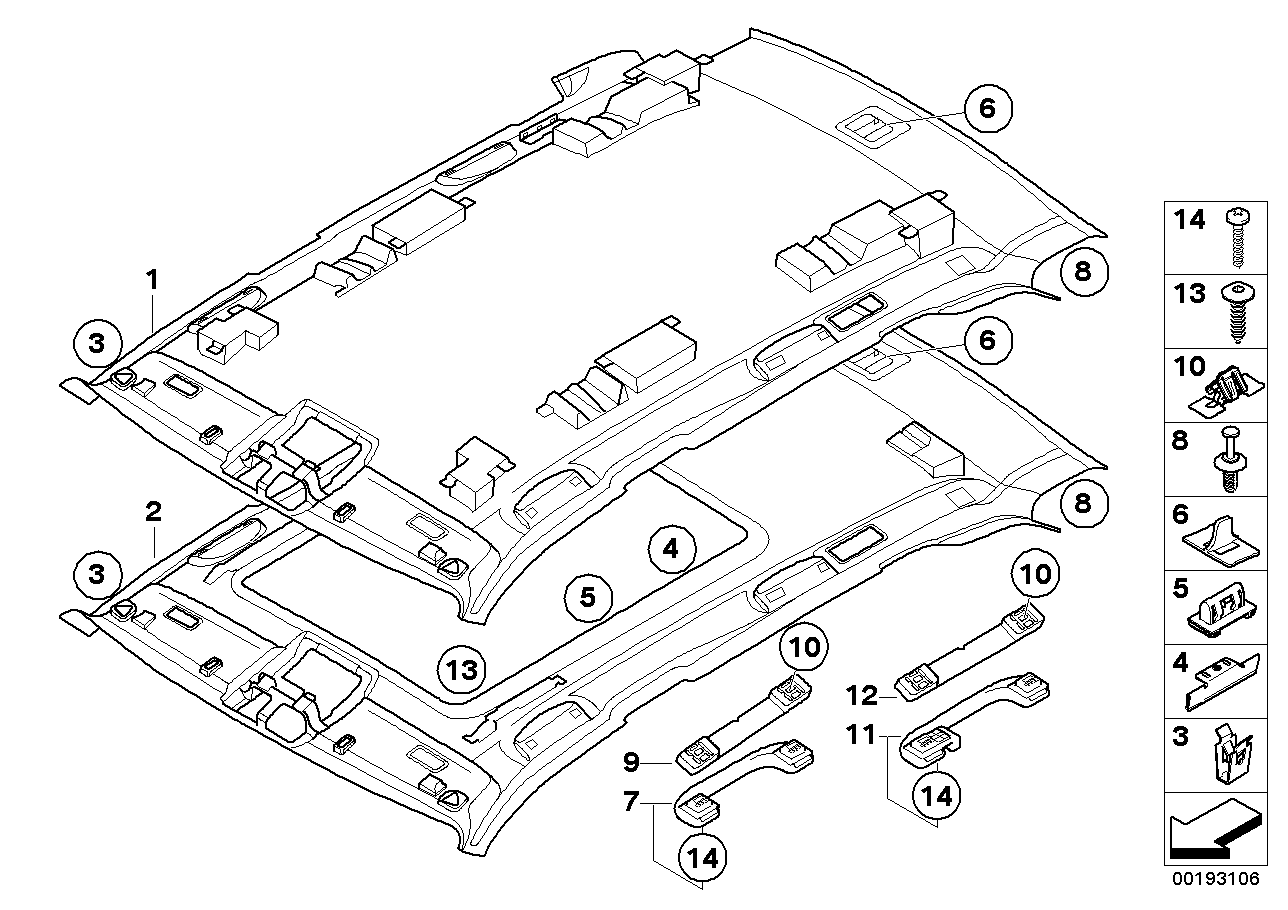 Genuine BMW 51166977714 E70 Handle Rear Right HImmELGRAU (Inc. X5) | ML Performance US US Car Parts