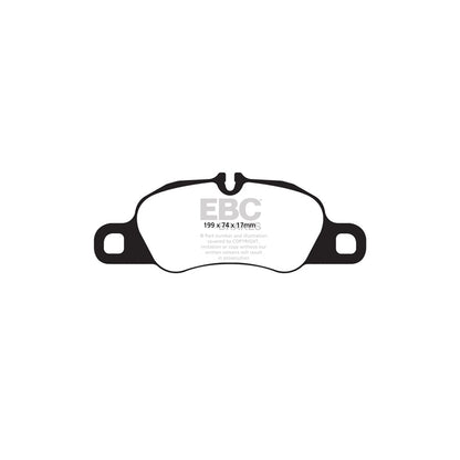 EBC DP32057C Porsche Redstuff Front Brake Pads - Brembo Caliper 2 | ML Performance US Car Parts
