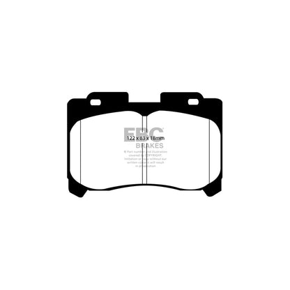 EBC PD13KF661 Toyota Supra Yellowstuff Front Brake Pad & GD Disc Kit 2 | ML Performance US Car Parts