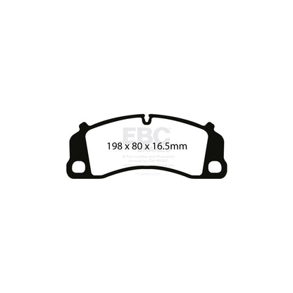 EBC DP82206RPX Porsche RP-X Full Race Front Brake Pads - Brembo Caliper 2 | ML Performance US Car Parts