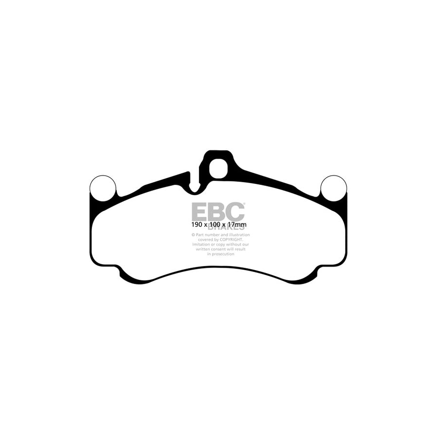 EBC DP52094NDX Porsche 911 (997) Bluestuff NDX Front Brake Pads  - Brembo Caliper 2 | ML Performance US Car Parts