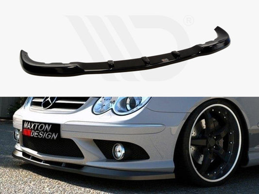 Maxton Design ME-CLK-209F-AMG-FD1T Front Splitter Mercedes CLK W209 for Amg (2006-2009) | ML Performance US Car Parts