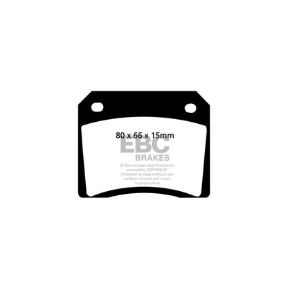 EBC DP4101R Ferrari Fiat Maserati Peugeot Yellowstuff Front/Rear Brake Pads - Girling/TRW/Girling/Bendix Caliper 2 | ML Performance US Car Parts