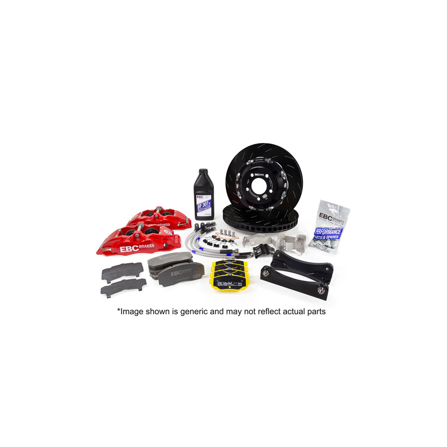 EBC BBK008BLK-1 Ford Focus RS Front Big Brake Kit Black 1 | ML Performance US Car Parts