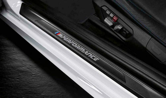Genuine BMW 51472457829 F22 F23 F21 Door Sill (1 Pc.) Carbon ///M Performance - Original  (Inc. 225d, M2 Competition & M240iX) | ML Performance US Car Parts