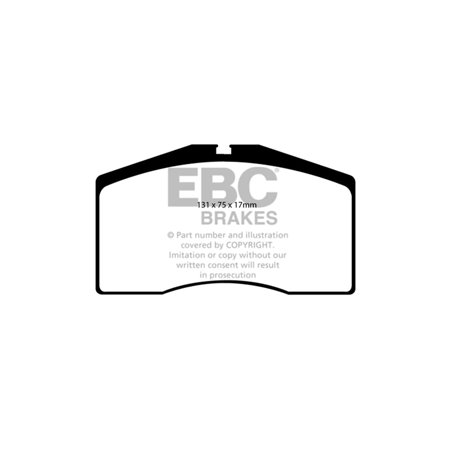 EBC DP8997RP1 Audi Porsche RP-1 Full Race Front Brake Pads - Brembo Caliper 2 | ML Performance US Car Parts