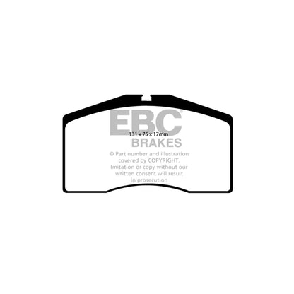 EBC DP8997RP1 Audi Porsche RP-1 Full Race Front Brake Pads - Brembo Caliper 2 | ML Performance US Car Parts