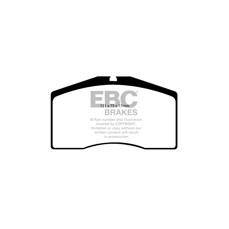 EBC DP9997 Audi Porsche Orangestuff Front Brake Pads  - Brembo Caliper 2 | ML Performance US Car Parts