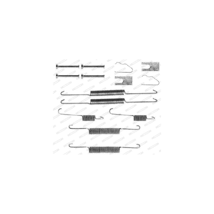 FERODO FBA128 Accessory Kit, Brake Shoes for BMW 5 Saloon (E28) | ML Performance US Car Parts