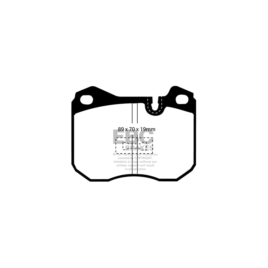 EBC DP5345NDX Porsche Bluestuff NDX Front Brake Pads  - ATE Caliper (Inc. 924, 928, 944) 2 | ML Performance US Car Parts