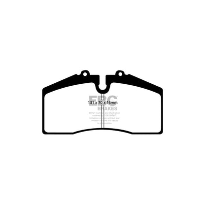 EBC PD12KF042 Audi Porsche Redstuff Front Brake Pad & GD Disc Kit - Brembo Caliper (Inc. RS2 & 968) 2 | ML Performance US Car Parts