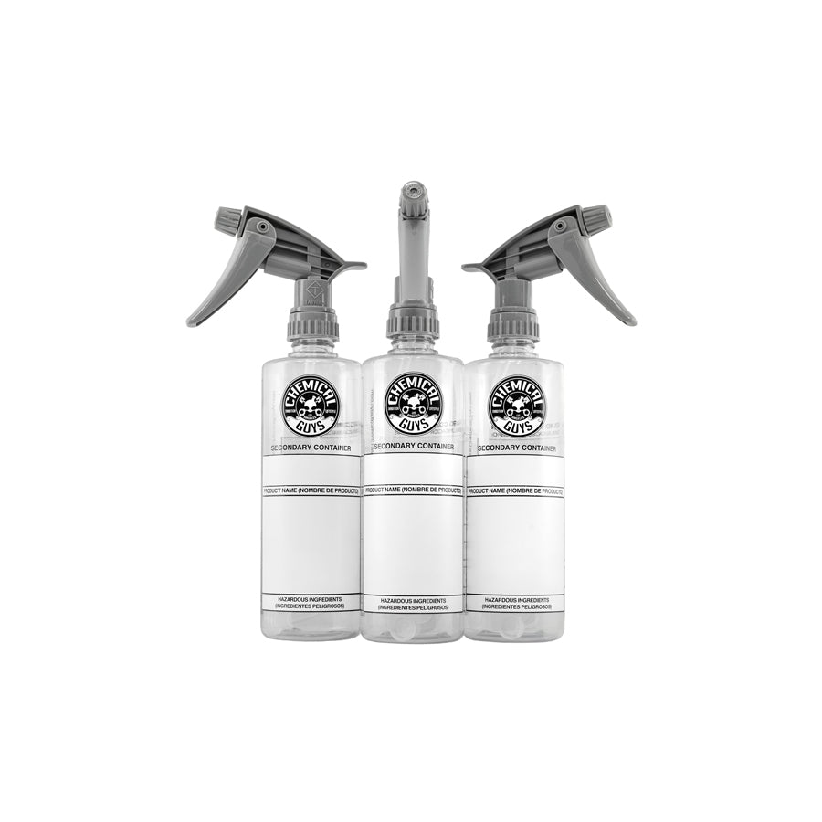 Chemical Guys Secondary Container Dilution Bottles (3 Pack) | ML Performance US Car Parts
