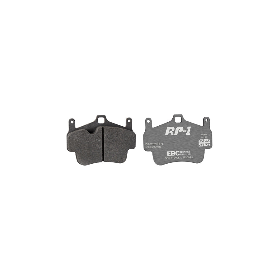 EBC DP82029RP1 Porsche RP-1 Full Race Front/Rear Brake Pads - Brembo Caliper (Inc. Boxster & Cayman) 1 | ML Performance US Car Parts