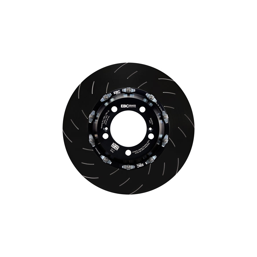 EBC P2DK039B Porsche Front Kit Bluestuff Pads & 2-Piece Fully-Floating Discs - Brembo Caliper 3 | ML Performance US Car Parts