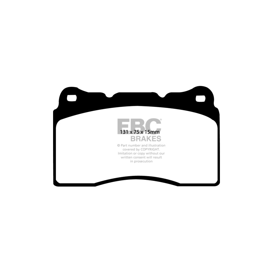EBC DP51210NDX Cadillac Chevrolet Ford Honda Bluestuff NDX Front/Rear Brake Pads - Brembo/ATE/Girling/TRW/Mando Caliper 2 | ML Performance US Car Parts
