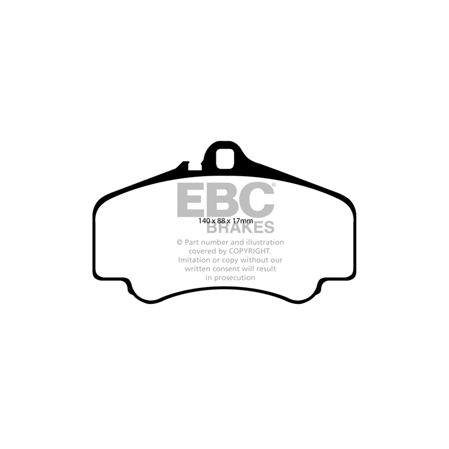 EBC DP51454NDX Porsche 911 (996) Bluestuff NDX Front Brake Pads  - Brembo Caliper 2 | ML Performance US Car Parts
