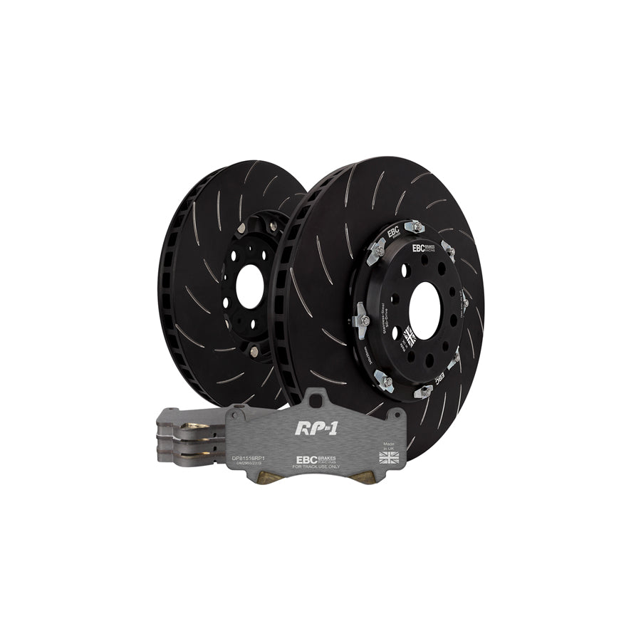 EBC P2DK042RP1 Porsche Rear Kit RP1 Full Race Pads & 2-Piece Fully-Floating Discs - Brembo Caliper 1 | ML Performance US Car Parts