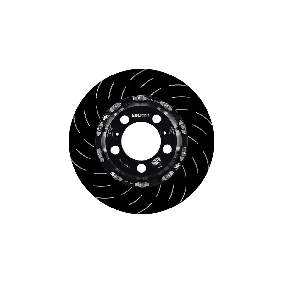 EBC P2DK043RP1 Porsche 911 Front Kit RP1 Full Race Pads & 2-Piece Fully-Floating Discs - Brembo Caliper 3 | ML Performance US Car Parts