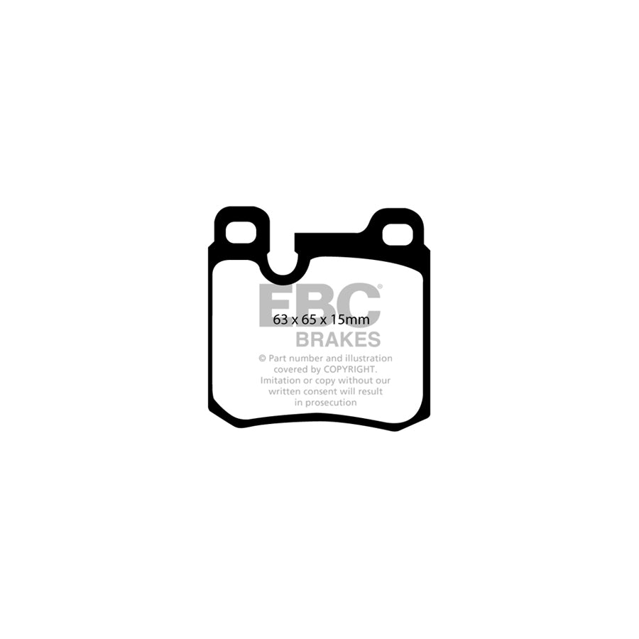 EBC DP4996R Porsche 911 (964) Yellowstuff Rear Brake Pads - ATE Caliper 2 | ML Performance US Car Parts