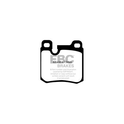 EBC DP4996R Porsche 911 (964) Yellowstuff Rear Brake Pads - ATE Caliper 2 | ML Performance US Car Parts