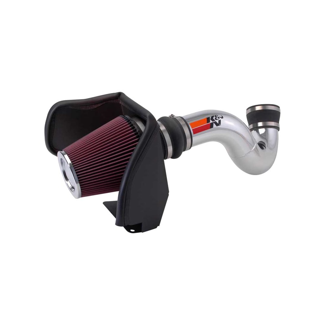 K&N 77-3050KP Cold Air Intake - High-flow, Aluminum Tube - CHEV/GMC P/UP &amp; SUV, V8-4.8/5.3/6.0L
