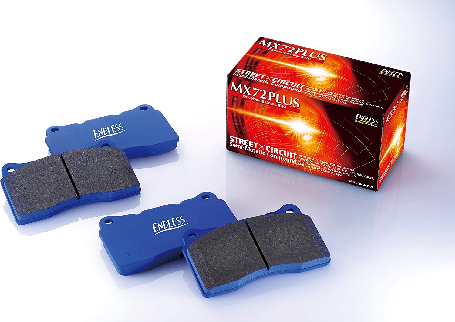 Endless EP445 MX72-PLUS Brake Pad Rear Mitsubishi COLT Z27AG | ML Performance Car Parts