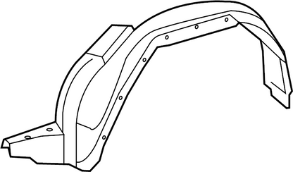 Genuine BMW 51718070504 G87 M2 Cover, Wheel Housing, Fr. Sec., Front Right