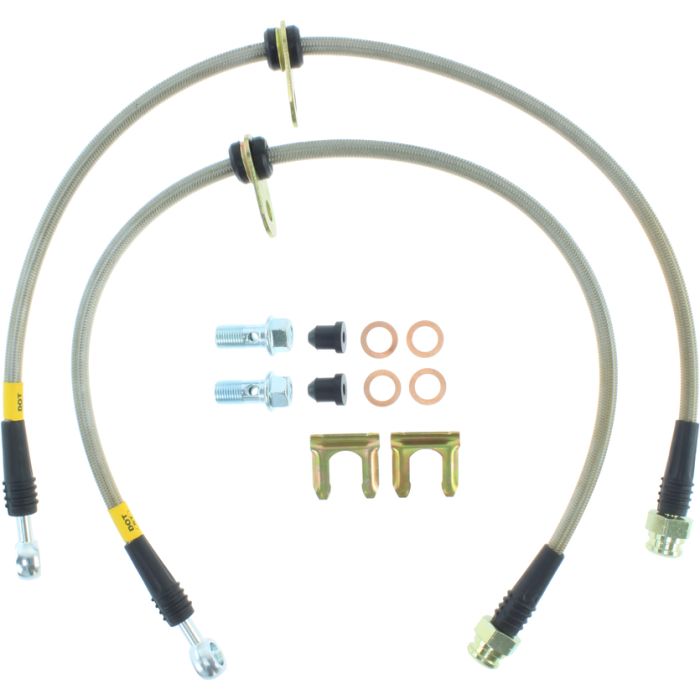 StopTech 950.47006 - Stainless Steel Brake Lines; Front