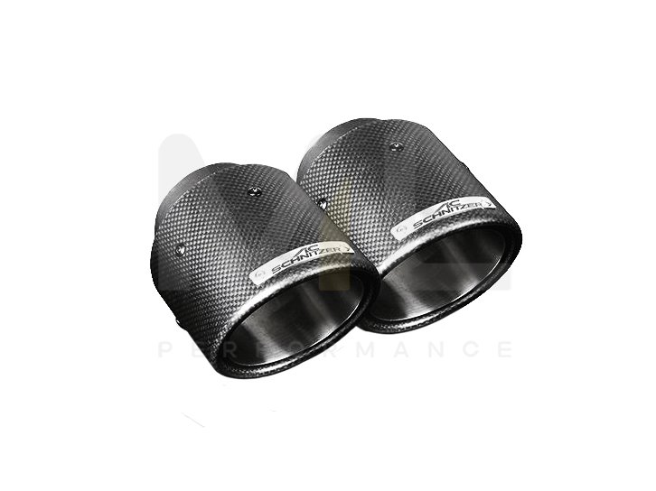 AC Schnitzer BMW G01 G02 102mm Sport Carbon Tailpipe Set (Inc. X3 30i, X3 M40ix, X4 30i & X4 M40ix) - ML Performance US