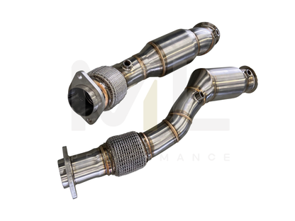 Active Autowerke BMW S58 F97 F98 Sport Cat Downpipe (X3 M & X4 M) - ML Performance US