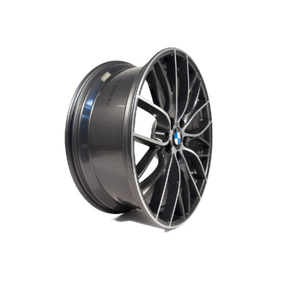 Genuine BMW 36116796264 F32 F30 F33 Gloss-Turned Light Alloy Rim 8JX20 ET:36 - Front (Inc. 328i, 430d & 318i) | ML Performance US Car Parts