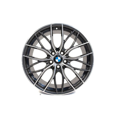 Genuine BMW 36116796264 F32 F30 F33 Gloss-Turned Light Alloy Rim 8JX20 ET:36 - Front (Inc. 328i, 430d & 318i) | ML Performance US Car Parts