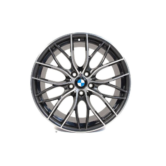 Genuine BMW 36116796264 F32 F30 F33 Gloss-Turned Light Alloy Rim 8JX20 ET:36 - Front (Inc. 328i, 430d & 318i) | ML Performance US Car Parts
