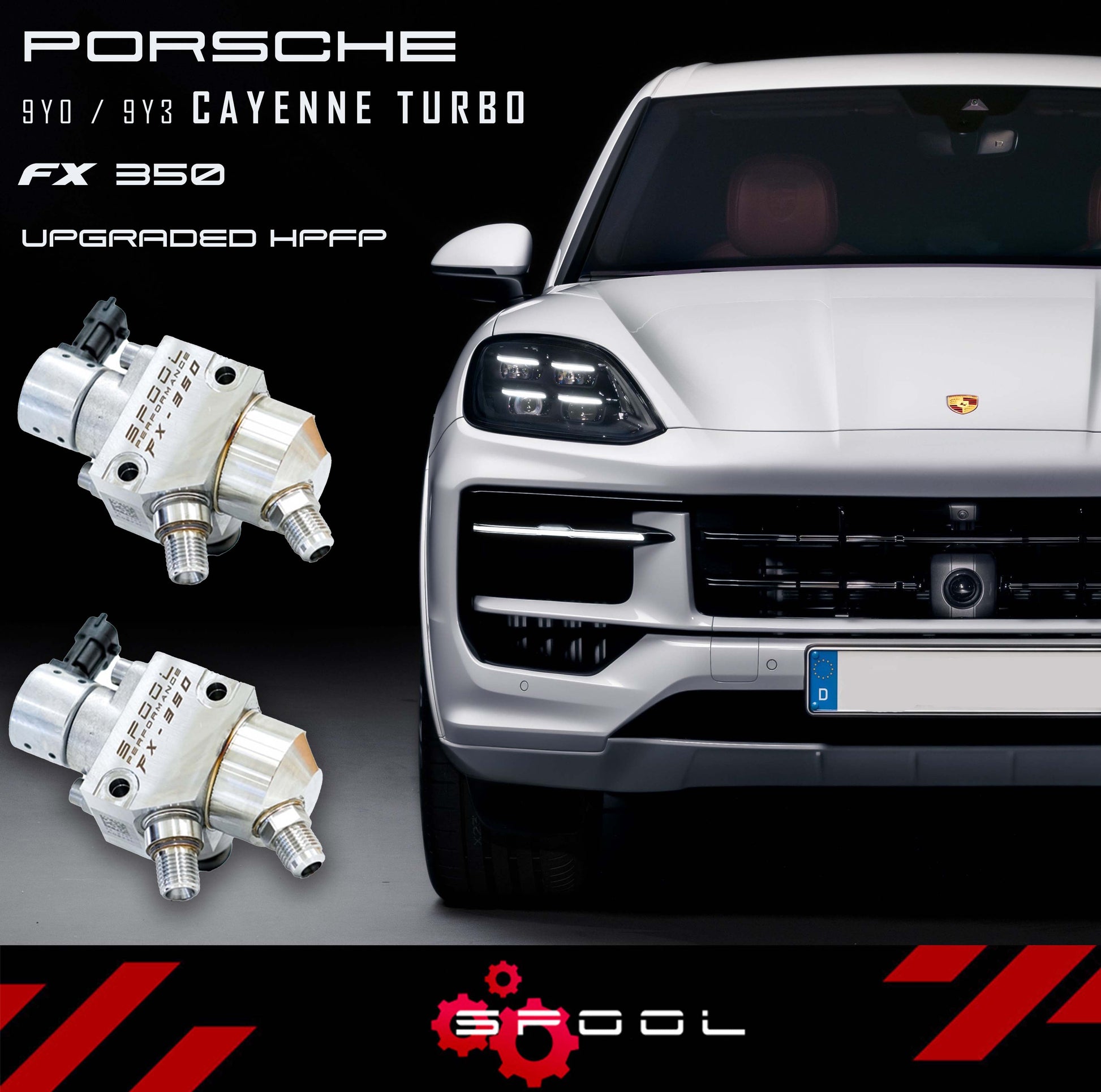 Spool Performance SP-P9y3-FX350 9Y0/9Y3 Porsche Cayenne Turbo FX-350 Upgraded High Pressure Fuel Pump System | ML Performance Car Parts