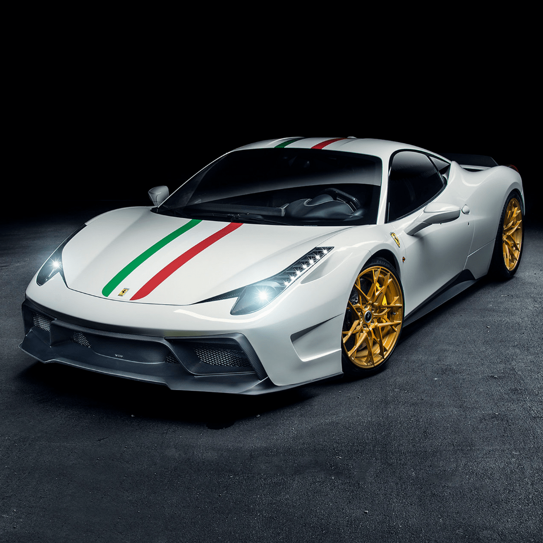 Vorsteiner FRV1110 Ferrari 458 Italia VX Carbon Fiber Front Bumper w/ Front Spoiler | ML Performance