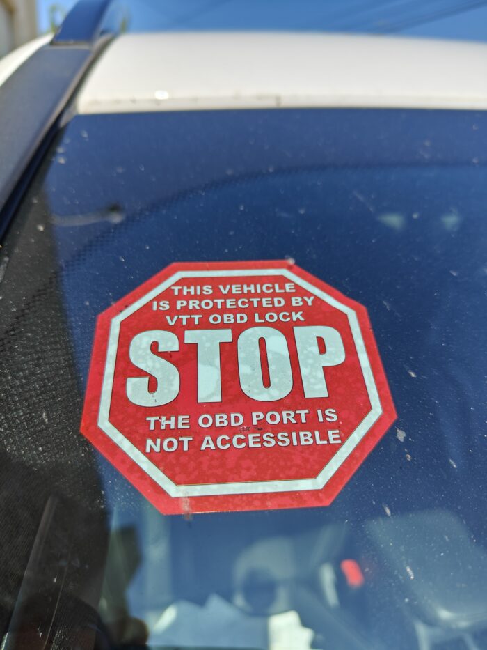 VTT-OBD-LOCK "OBD-LOCK" ODB port locking tool VERSION 2