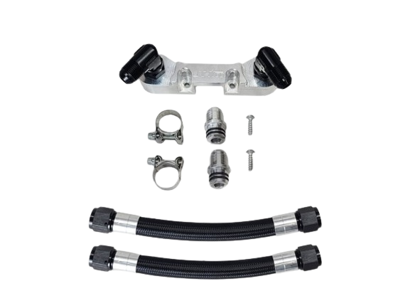 JHM Audi 4.2L B8 RS4 & RS5 Billet Crankcase Breather Vent Hose Kit - PCV