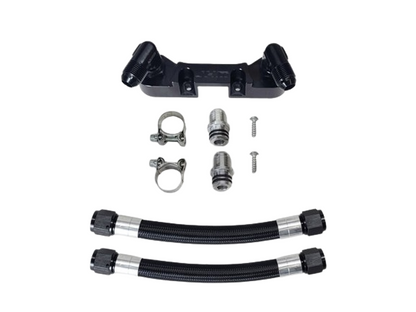 JHM Audi 4.2L B8 RS4 & RS5 Billet Crankcase Breather Vent Hose Kit - PCV