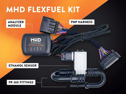 MHD BMW B58 N55 S55 S58 CAN FlexFuel Analyzer QuickInstall Kit (Inc. M340i, M2 Competition, M3 & X4M)