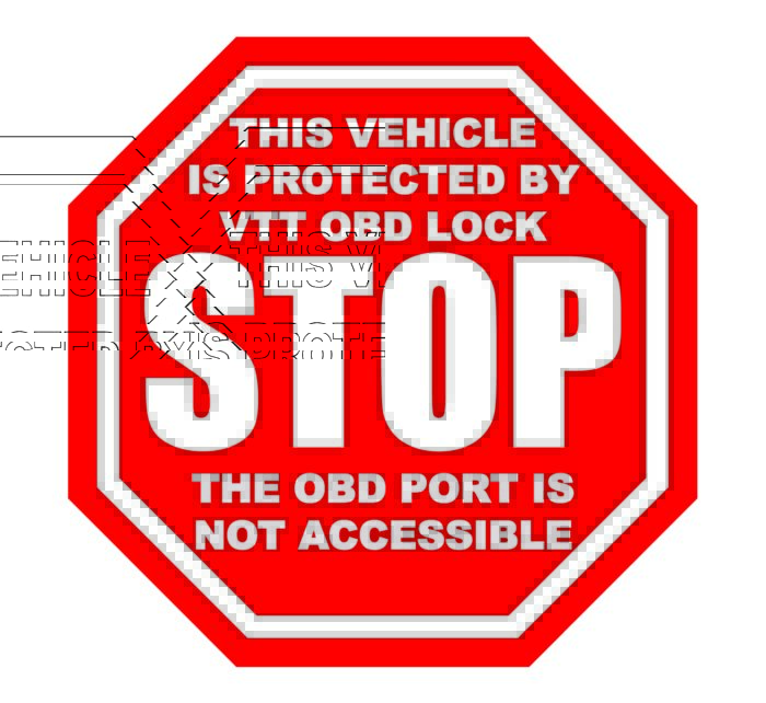VTT-OBD-LOCK "OBD-LOCK" ODB port locking tool VERSION 2