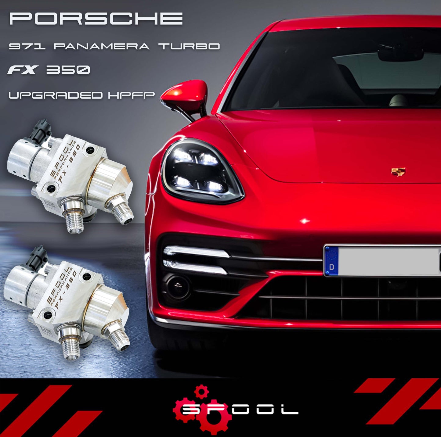 Spool Performance SP-PORPAN-FX350 971 Porsche Panamera Turbo FX-350 Upgraded High Pressure Fuel Pump System | ML Performance Car Parts