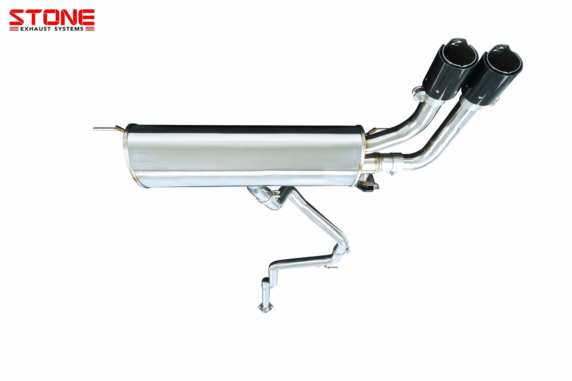 Stone Exhaust Ford 1.5T MK4 Focus Single Exit Twin Tailpipe Valvetronic Catback Exhaust System | ML Performance US