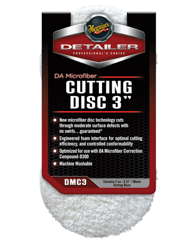 Meguiars DMC3 DA Microfibre Cutting Disc 3" 2 Pack