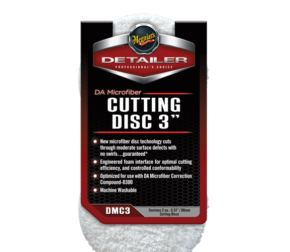 Meguiars DMC3 DA Microfibre Cutting Disc 3" 2 Pack