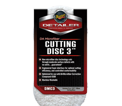 Meguiars DMC3 DA Microfibre Cutting Disc 3" 2 Pack