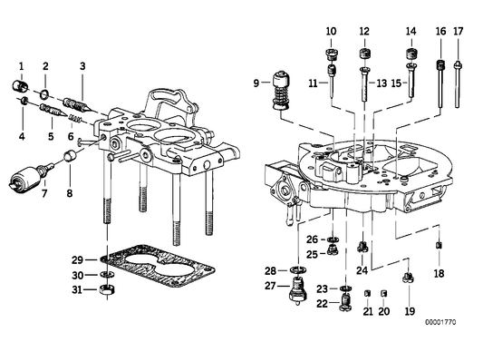 Genuine BMW 51125B30F59 Air Correction Jet Stage Ii 120 | ML Performance US Car Parts