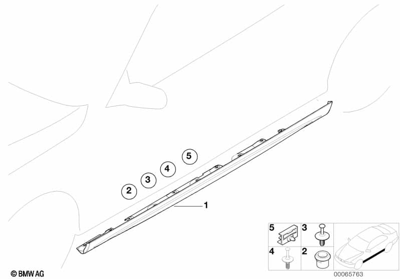 Genuine BMW 51718226121 Primed Left Outer Kick Panel | ML Performance US Car Parts