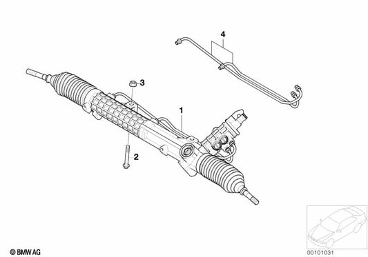 Genuine BMW 32135A0A110 Rp Hydraulic Steering Gear | ML Performance US Car Parts
