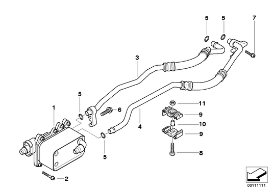 Genuine BMW 17217803830 Heat Exchanger | ML Performance US Car Parts